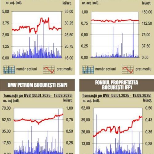 Tranzacții BVB sub 35 milioane lei