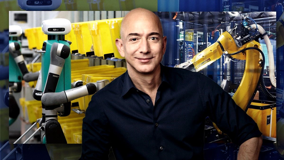 Bezos vrea roboți în 600.000 locuri de muncă