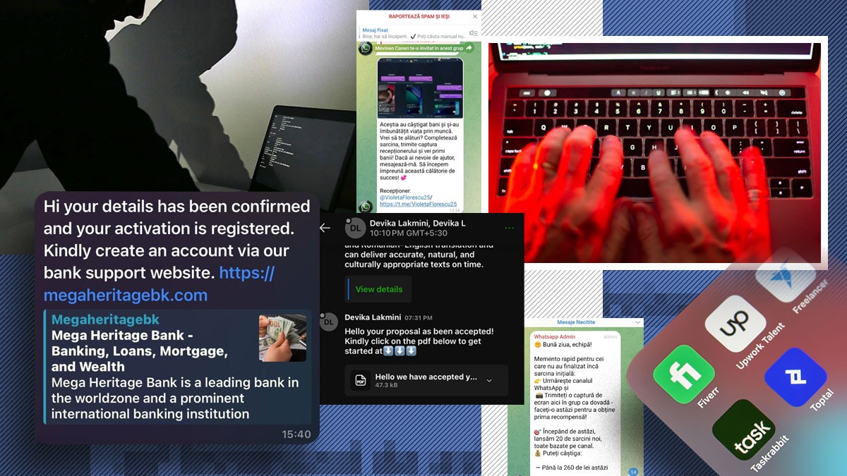 Escroci pe platformele de freelancing