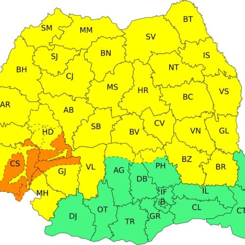 Iarnă severă în România