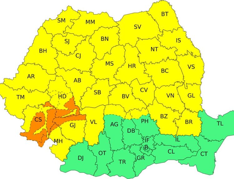 Iarnă severă în România