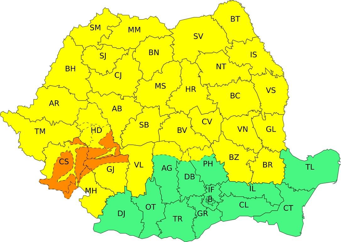Iarnă severă în România