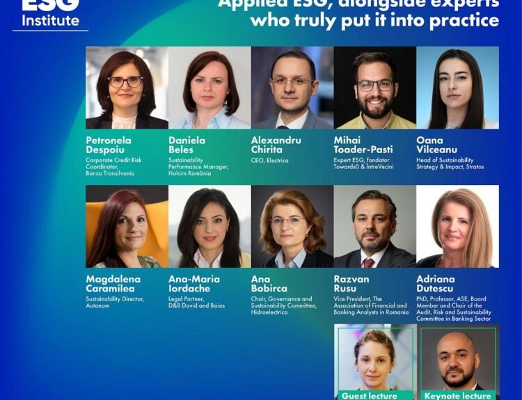 CES ESG Institute: Primul program privat de formare în sustenabilitate