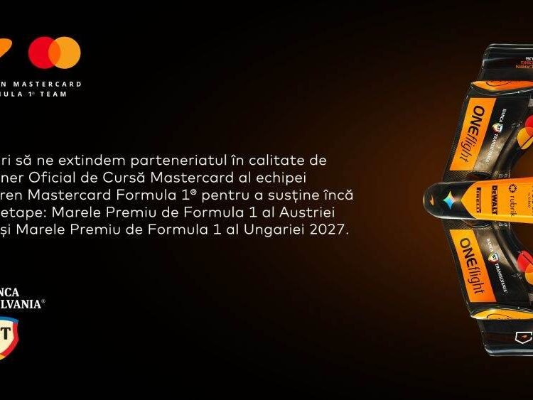 Mastercard și BT își continuă parteneriatul cu McLaren F1 în 2026-2027