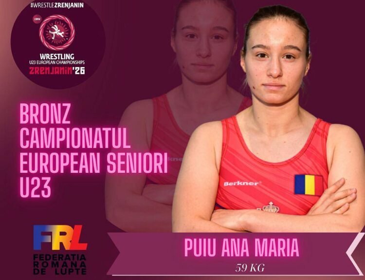 Ana Maria Puiu, bronz la Europenele U23 la lupte!