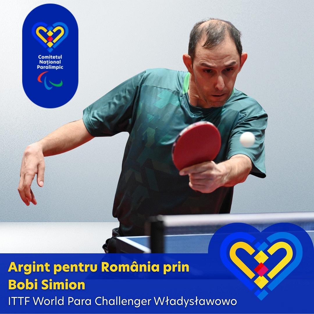 Bobi Simion câștigă argint la ITTF World Para Challenger 2026