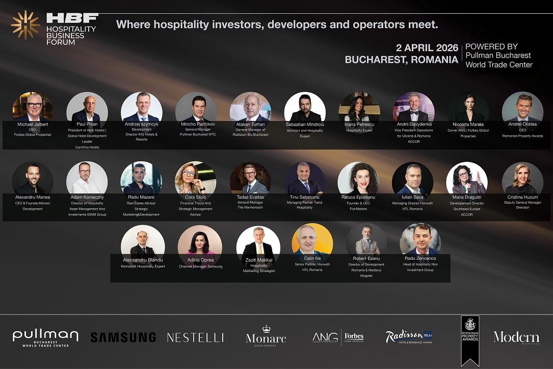 Hoteluri internaționale și fonduri de investiții la Forumul de Ospitalitate 2026