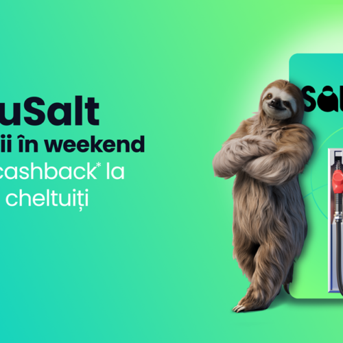 Salt Bank: Cashback 20 de bani/litru la benzină în weekend-uri!