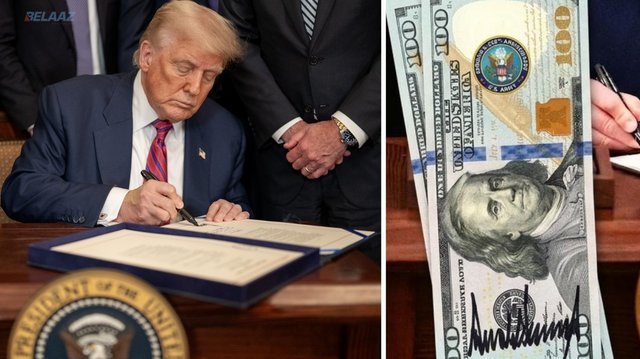 Semnătura lui Trump pe bancnotele americane, o premieră istorică