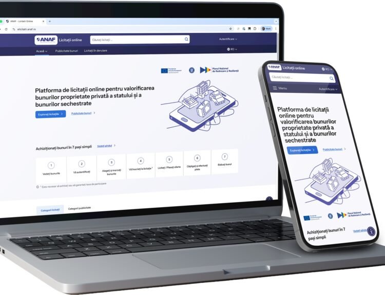 ANAF lansează platformă digitală pentru licitații publice