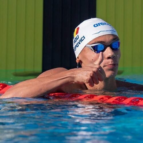 David Popovici câștigă a doua medalie de aur la Campionatul Național de Înot