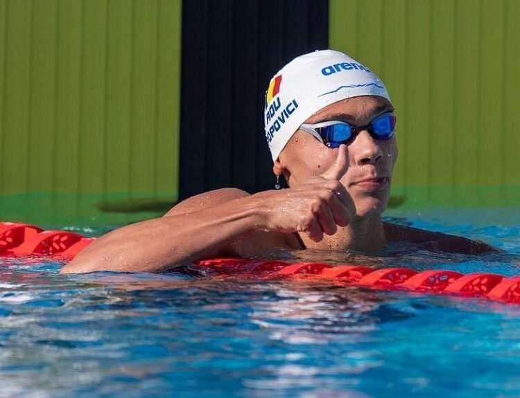 David Popovici câștigă a doua medalie de aur la Campionatul Național de Înot