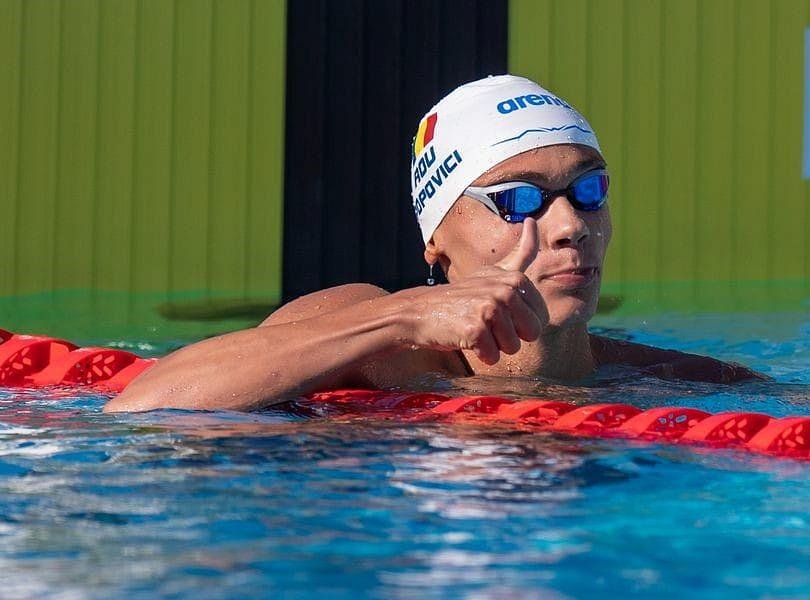 David Popovici câștigă a doua medalie de aur la Campionatul Național de Înot
