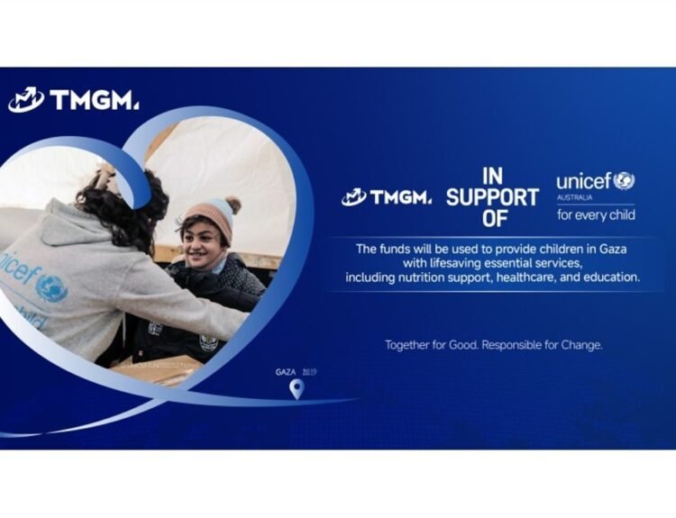 TMGM sprijină eforturile UNICEF în Gaza pentru recuperare umanitară
