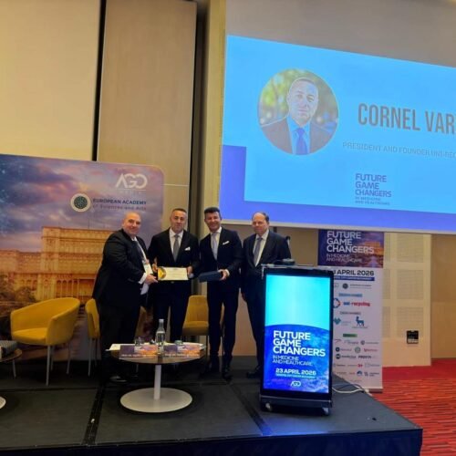 Cornel Varvara, premiat de Prof. Dr. Bob Djavan pentru sănătate