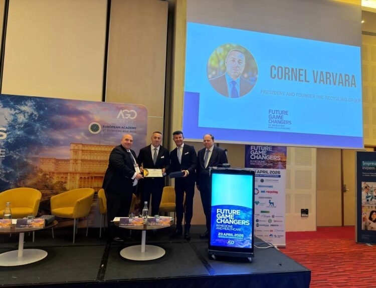Cornel Varvara, premiat de Prof. Dr. Bob Djavan pentru sănătate