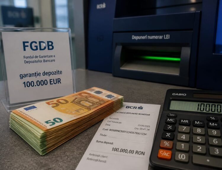 Băncile garantează depozitele până la 100.000 EUR per deponent