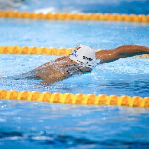 David Popovici cucerește al treilea titlu european la 200m liber după succesul de la 100m