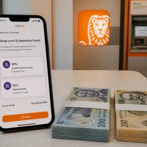 ING oferă 7% dobândă, dar doar pe jumătate din depozit, restul în fonduri mutuale