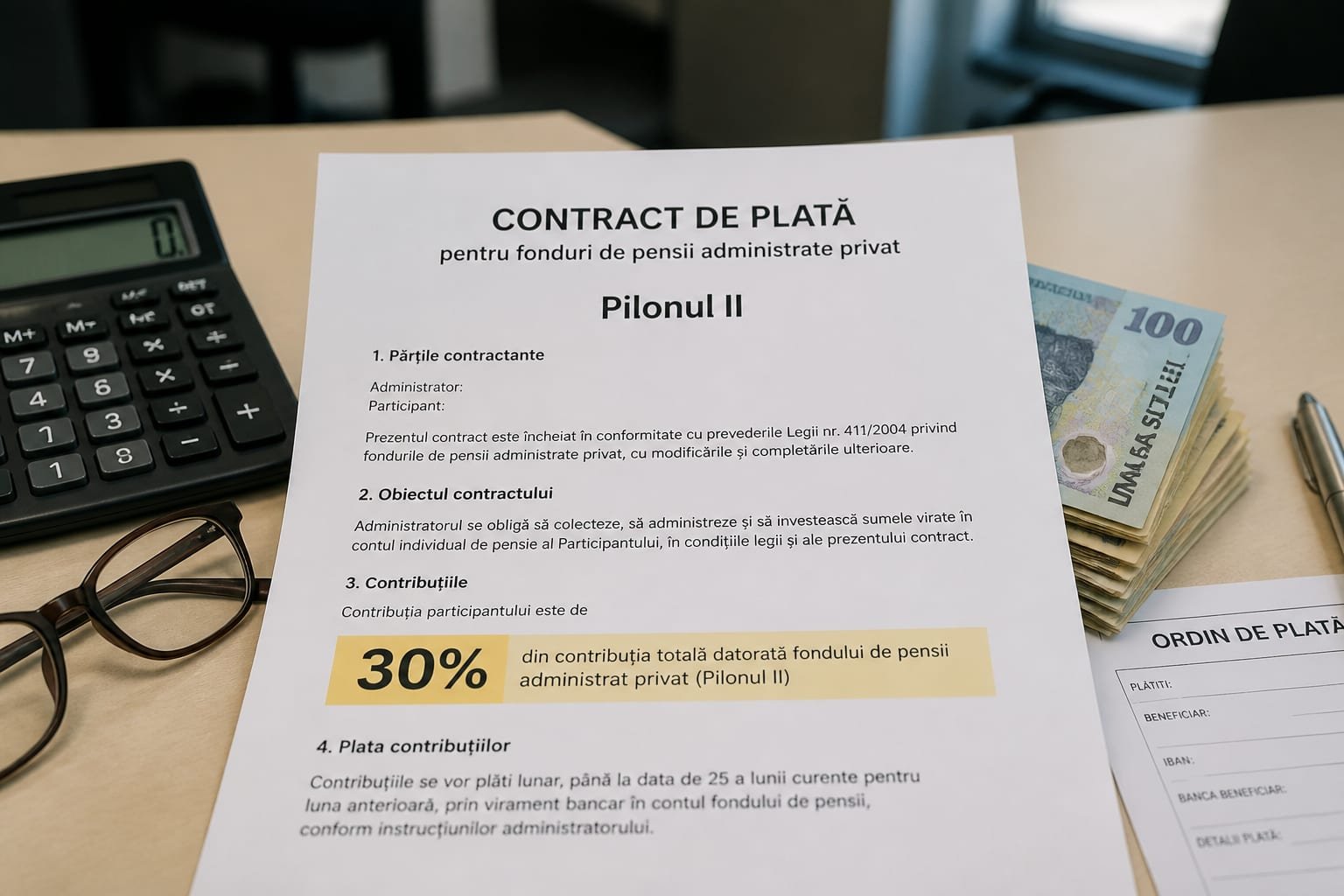 Pilonul 2 permite accesul la un avans de 30% din economiile personale