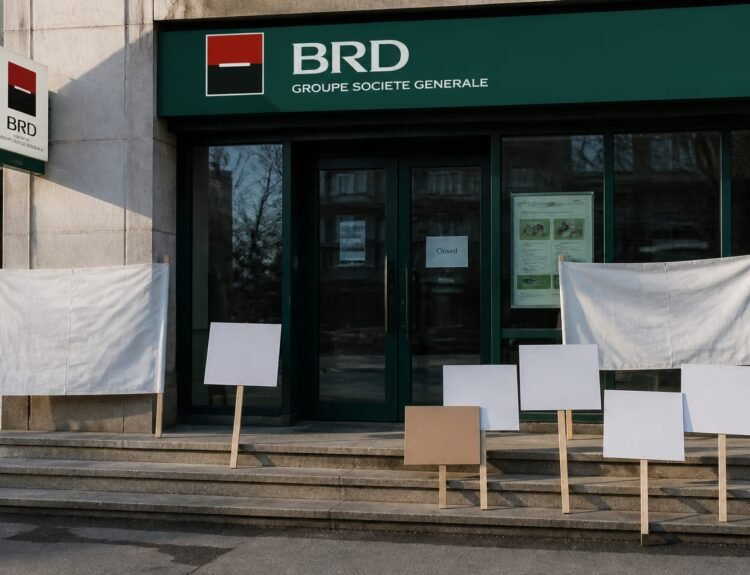 Protestul angajaților de la BRD: Sindicatul IMPACT inițiază grevă joi