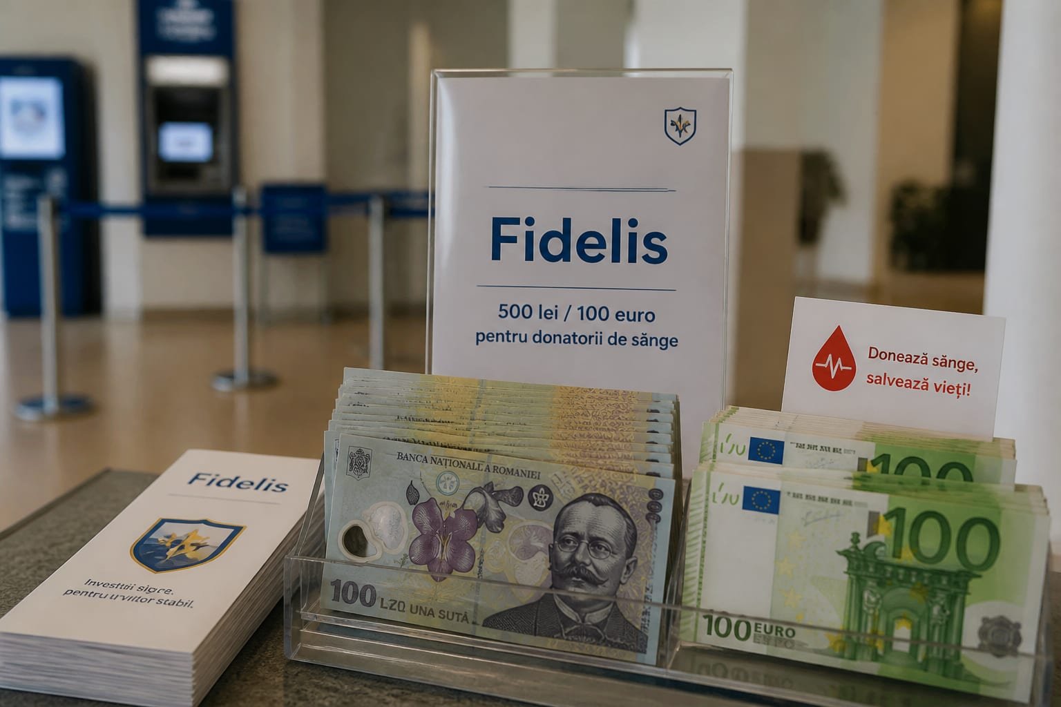 Fidelis: rate de dobândă atractive pentru lei și euro în septembrie